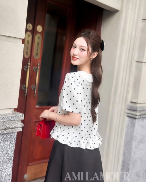 Áo Sochu chấm bi - Ảnh 2
