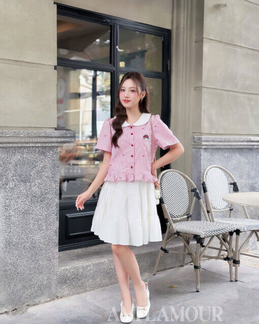 Chân váy Sochu trắng - Ảnh 2